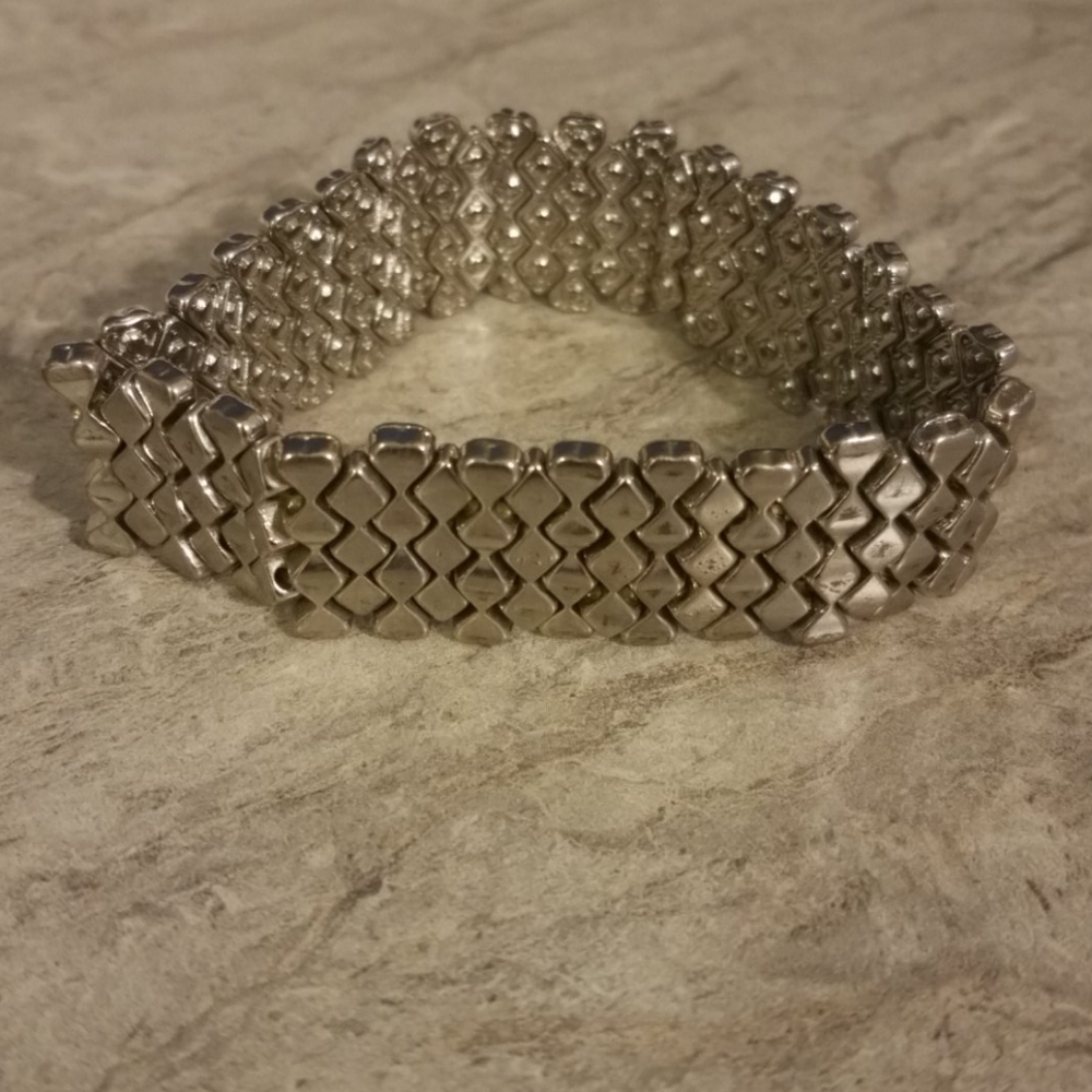 🍑SILVER STRETCH BRACELET